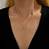 Real 18K Gold Plated Stainless Steel Pendant Necklaces CP2918-7-2