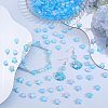 800Pcs 2 Styles Eco-Friendly Transparent Acrylic Beads TACR-SP0001-01D-4