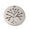 Non-Tarnish 201 Stainless Steel Pendants STAS-E217-20P-01-1