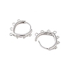 925 Sterling Silver Hoop Earrings Findings STER-B004-12P-2