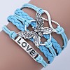 Imitation Leather Multi-strand Bracelets WG22DAF-06-1
