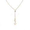 Alloy Star Pendant Tassel Y Necklaces for Women WGAD59E-01-5