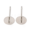 Brass Stud Earring Findings KK-D378-06P-1