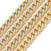 Two Tone Handmade Brass Curb Chains CHC-I035-01G-05-1