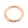 Alloy Spring Gate Rings AJEW-WH0129-48D-LG-1