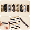 Flat PU Leather Braided Cord OCOR-WH0086-87A-04-5