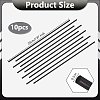 10Pcs Carbon Fiber Bars AJEW-OC0014-94-2