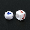 500Pcs 5 Styles Opaque White Acrylic Beads MACR-YW0002-43-2