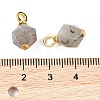 Natural Grey Moonstone Pendants G-C148-01B-G-3