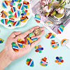 45Pcs 9 Styles Acrylic Cabochons MACR-CJ0001-29-4