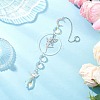 Alloy & Brass Fairy Hanging Suncatchers HJEW-JM04247-1
