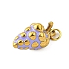304 Stainless Steel Enamel Charms STAS-M121-11B-G-2