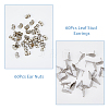 Unicraftale 30Pcs 201 Stainless Steel Stud Earrings Finding STAS-UN0046-43-3