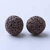 Unwaxed Natural Lava Rock Beads X-G-F325-8mm-M-3