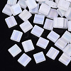 2-Hole Transparent Glass Seed Beads SEED-T004-02C-01-1