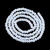 Electroplate Glass Beads Strands EGLA-A044-J1mm-L06-3