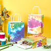   24Pcs Rectangle with Tie-Dye Pattern Kraft Paper Bag CARB-PH0002-08-2