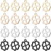 Unicraftale 40Pcs 4 Colors 304 Stainless Steel Charms STAS-UN0030-85-1