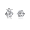 925 Sterling Silver Pave Moissanite Stud Earrings for Women SX7074-1-5