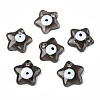 Handmade Evil Eye Lampwork Pendants LAMP-TAC0011-02B-1