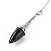 Mixed Gemstone Dowsing Pendulum Big Pendants G-A210-02P-4