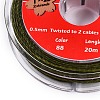 2-Ply Round Waxed Cotton Thread Cords YC-T004-01A-14-2