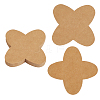 Cross Kraft Paper Chocolate Spacer AJEW-CN0004-83C-7
