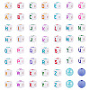 264Pcs 28 Styles Opaque & Transparent Acrylic Beads OACR-TA0004-78-2