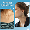 8Pcs Brass Pendants KK-BC0014-43-5