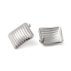 304 Stainless Steel Earrings EJEW-O004-04P-1