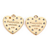 Brass Micro Pave Clear Cubic Zirconia Pendants KK-S360-137-NF-1