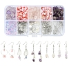 DIY Natural Gemstone Dangle Earrings Kits DIY-FS0006-91-1