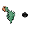 Dinosaur with Hat Enamel Pins JEWB-D310-08EB-01-2