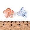 Transparent Acrylic Flower Bead Caps TACR-T030-25M-3