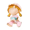 Cute Girl with Book Enamel Pins JEWB-Z031-05KCG-02-2