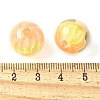 Two Tone Transparent Acrylic Beads OACR-D304-02E-3