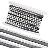 5Yards Polyester with Plastic Pearl Ribbon OCOR-CY0004-14A-7