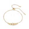 Brass Cable Chains Slider Bracelets BJEW-JB12813-02-2