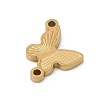 304 Stainless Steel Connector Charms STAS-P383-01A-G-2