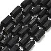 Natural Black Tourmaline Beads Strands G-F716-01-A01-2