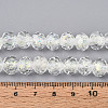 Handmade Foil Lampwork Beads Strands FOIL-T008-09F-4