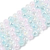 Electroplate Glass Beads Strands EGLA-D300-06-8mm-26-2