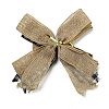 Christmas Linen Big Bowknot Decorations AJEW-M041-01A-3