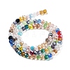 Electroplate Transparent Glass Beads Strands EGLA-A035-T4mm-HA01-2