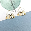 Alloy Enamel Pendants PW-WG65224-04-1
