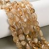 Natural Citrine(Heated) Beads Strands X-G-F827-A01-02-1