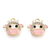 Eco-Friendly Zinc Alloy Charms FIND-N048-039C-NR-2