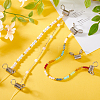 6Pcs 201 Stainless Steel Mini Spring Bead Clamps for Beading Jewelry Making TOOL-UN0001-44-2