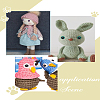 28Pcs 14 Styles Half Round Plastic Doll Craft Eyes DOLL-LP0001-09-4
