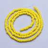 Opaque Glass Beads Strands GLAA-R200-B12-2